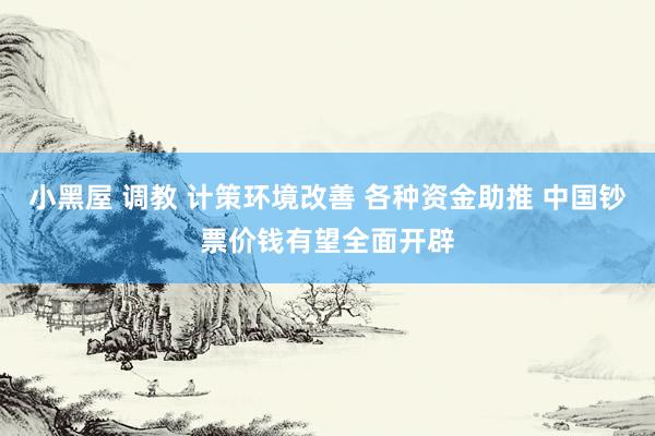 小黑屋 调教 计策环境改善 各种资金助推 中国钞票价钱有望全面开辟