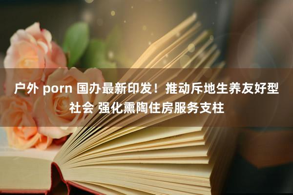 户外 porn 国办最新印发!推动斥地生养友好型社会 强化熏陶住房服务支柱